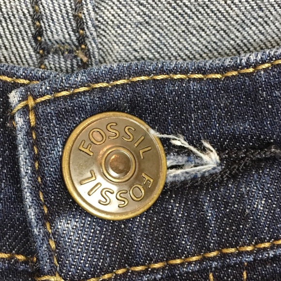 FOSSIL Dark Skinny Jeans-Size 26 - Picture 6 of 7